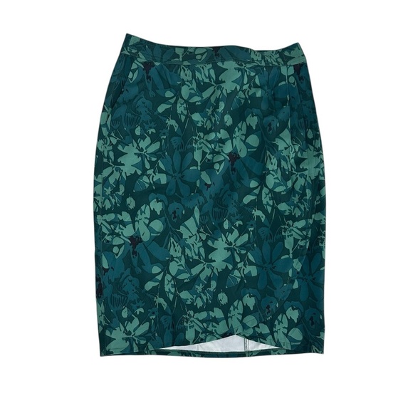RipSkirt Hawaii Wrap Skirt Length 3 Midi CAMO FLORAL GREEN Size Small Vacation - Picture 9 of 9